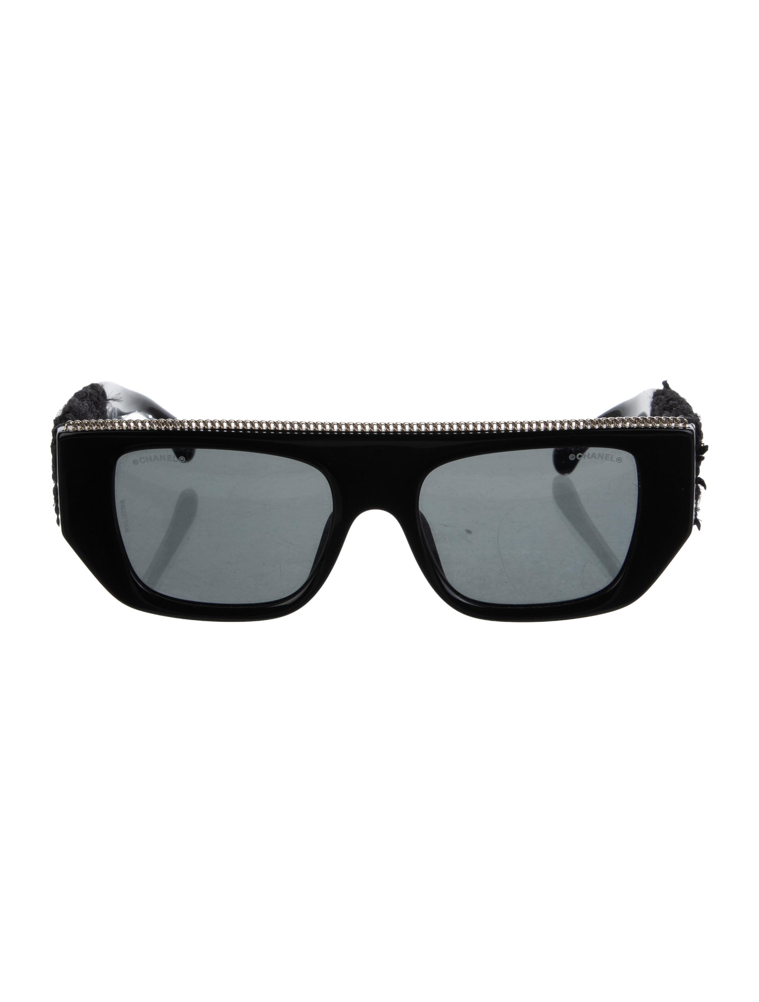 Chanel Interlocking CC Logo Oversize Sunglasses
