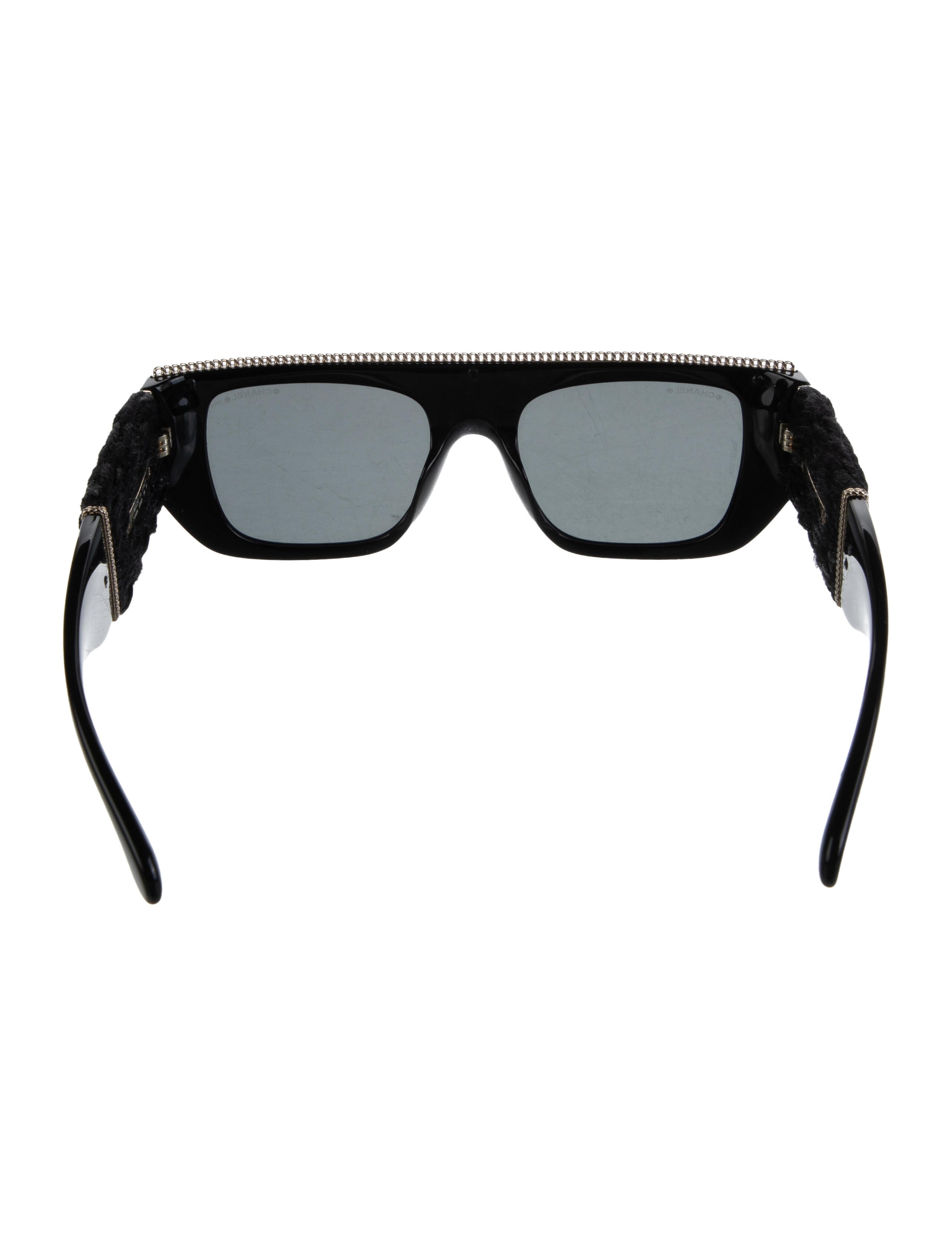 Chanel Interlocking CC Logo Oversize Sunglasses