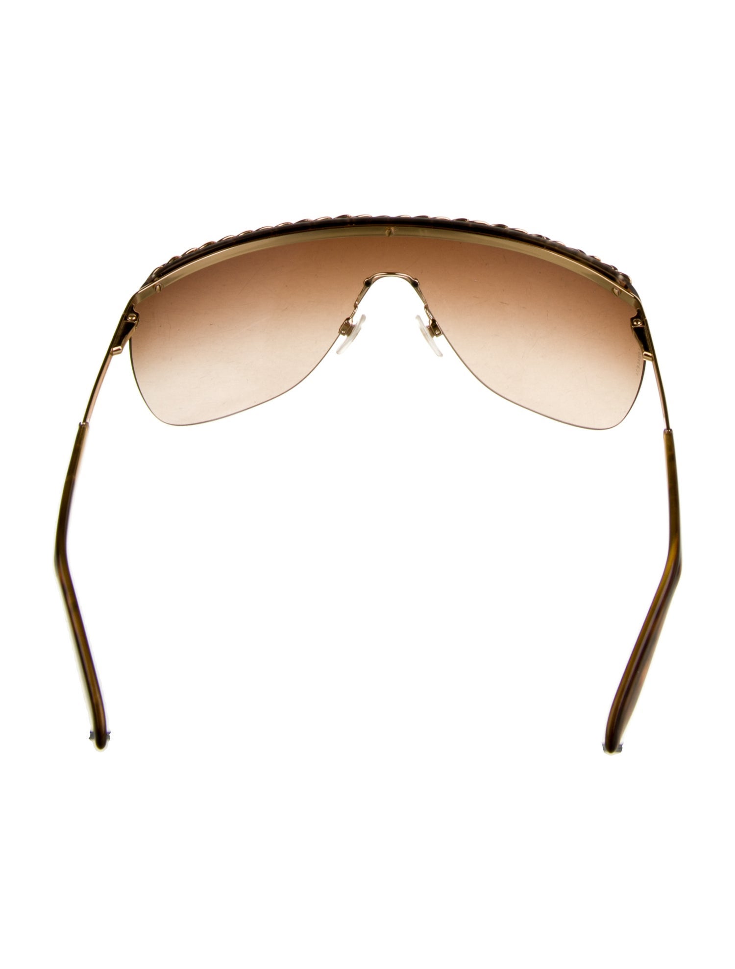 Chanel Shield Mirrored Sunglasses