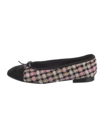 Chanel 2023 Interlocking CC Logo Ballet Flats