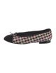 Chanel 2023 Interlocking CC Logo Ballet Flats