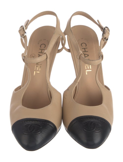 Chanel 2018 Interlocking CC Logo T-Strap Pumps