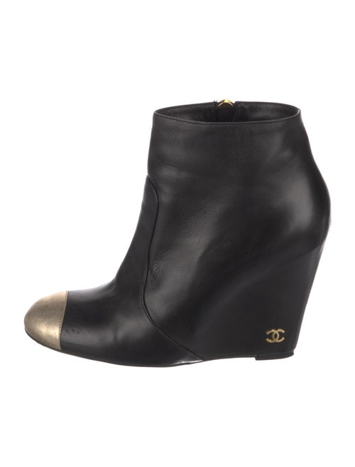 Chanel 2010 Interlocking CC Logo Boots