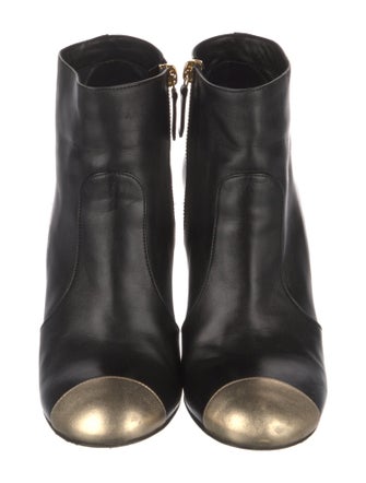 Chanel 2010 Interlocking CC Logo Boots