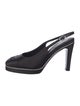Chanel 2023 Interlocking CC Logo Slingback Pumps