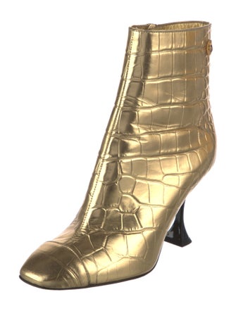 Chanel 2019 Embossed Boots