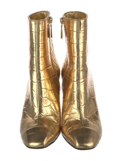 Chanel 2019 Embossed Boots