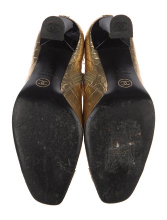 Chanel 2019 Embossed Boots