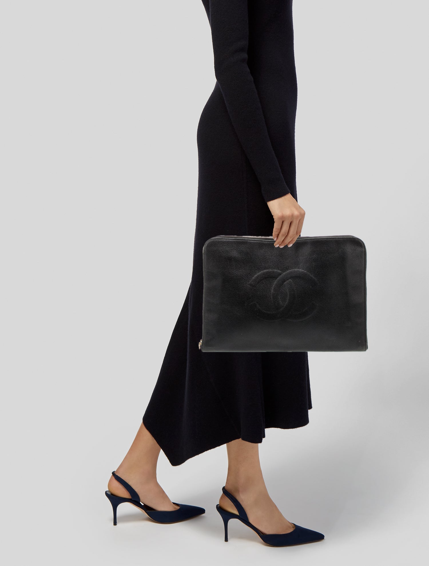 Chanel Large Timeless CC Portfolio Clutch