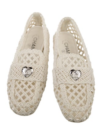 Chanel 2023 Interlocking CC Logo Espadrilles