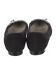 Chanel Interlocking CC Logo Chain-Link Accents Ballet Flats