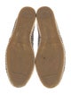 Chanel Interlocking CC Logo Leather Espadrilles
