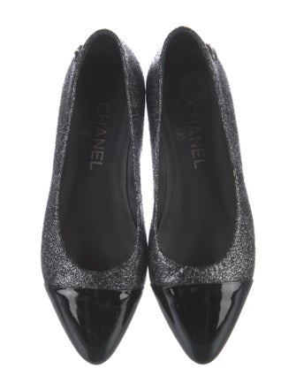 Chanel 2013 Interlocking CC Logo Ballet Flats