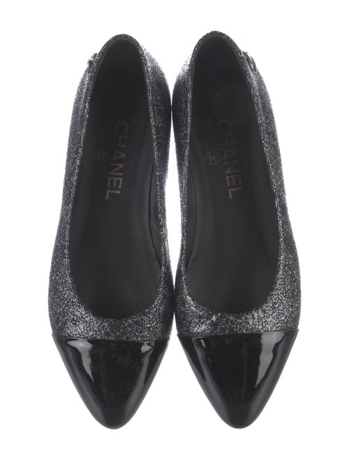 Chanel 2013 Interlocking CC Logo Ballet Flats