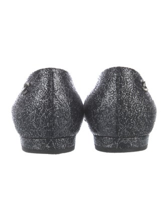 Chanel 2013 Interlocking CC Logo Ballet Flats