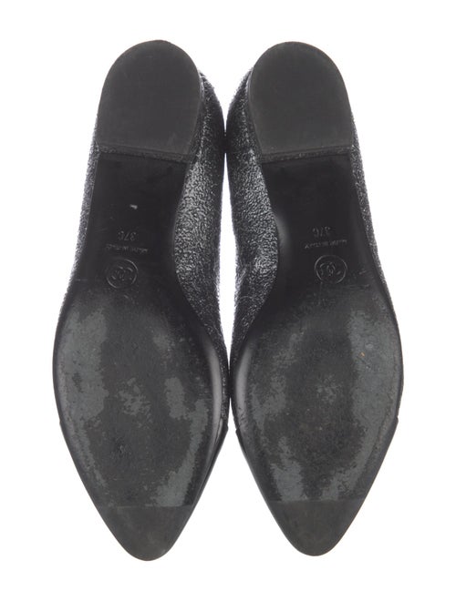 Chanel 2013 Interlocking CC Logo Ballet Flats