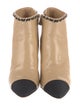Chanel Interlocking CC Logo Lambskin Boots