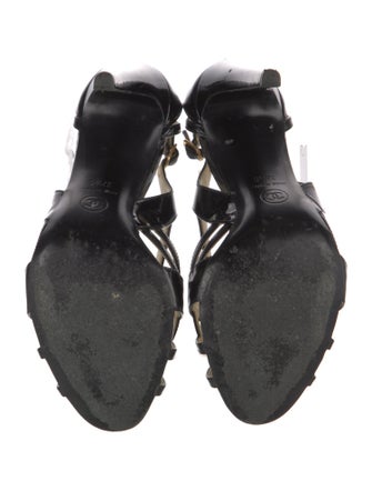 Chanel 2013 Interlocking CC Logo Slingback Sandals