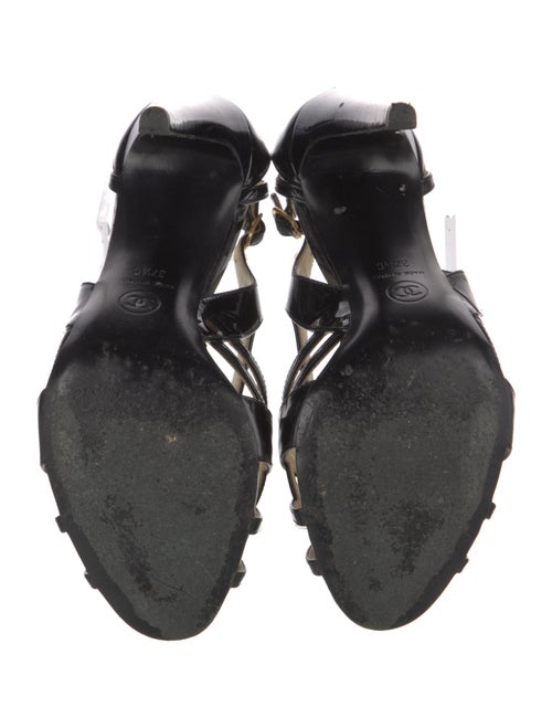 Chanel 2013 Interlocking CC Logo Slingback Sandals