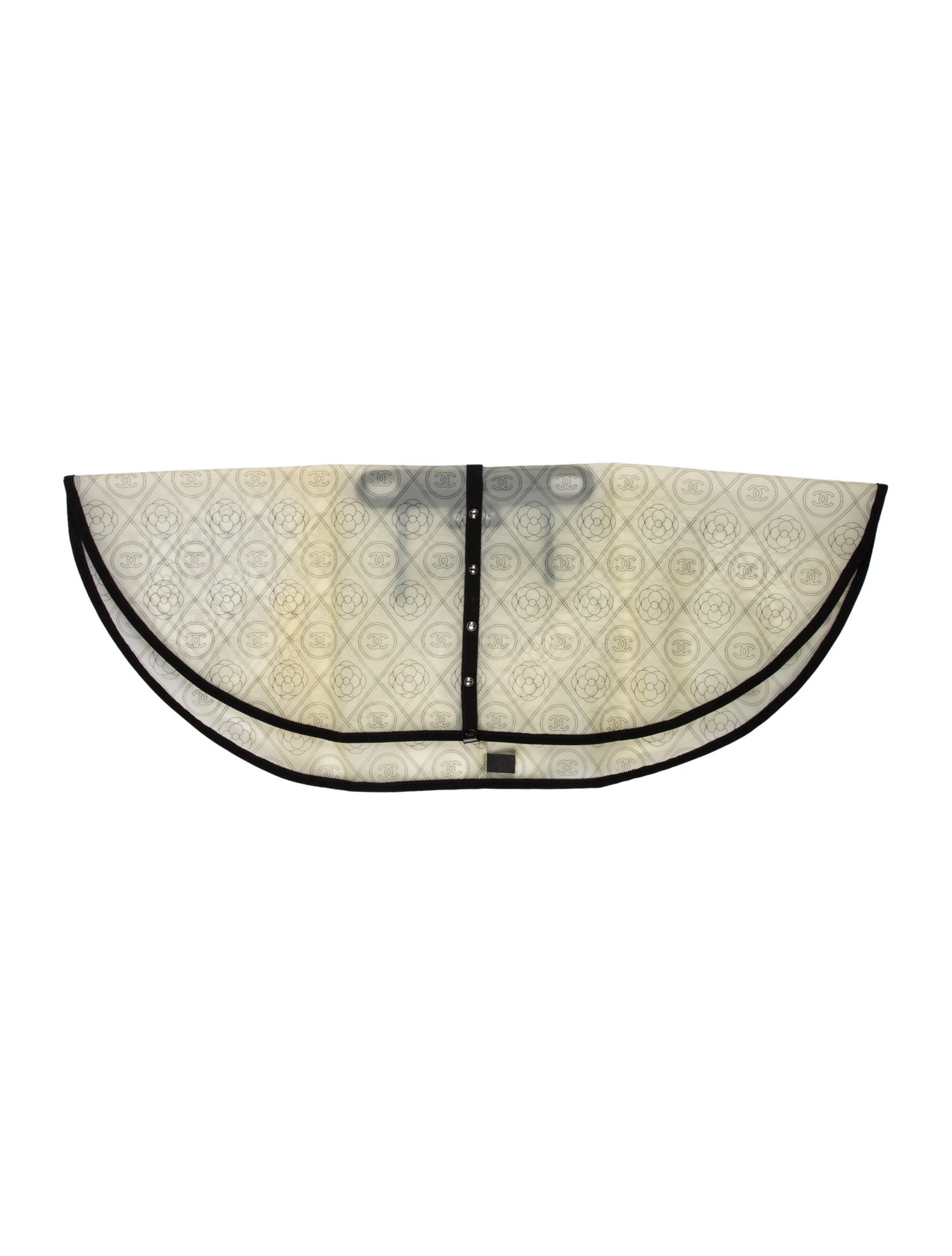 Chanel CC Camellia PVC Handbag Raincoat