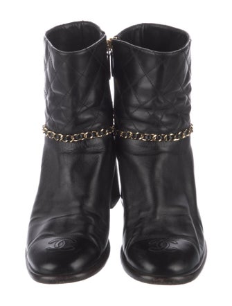 Chanel 2019 Interlocking CC Logo Boots