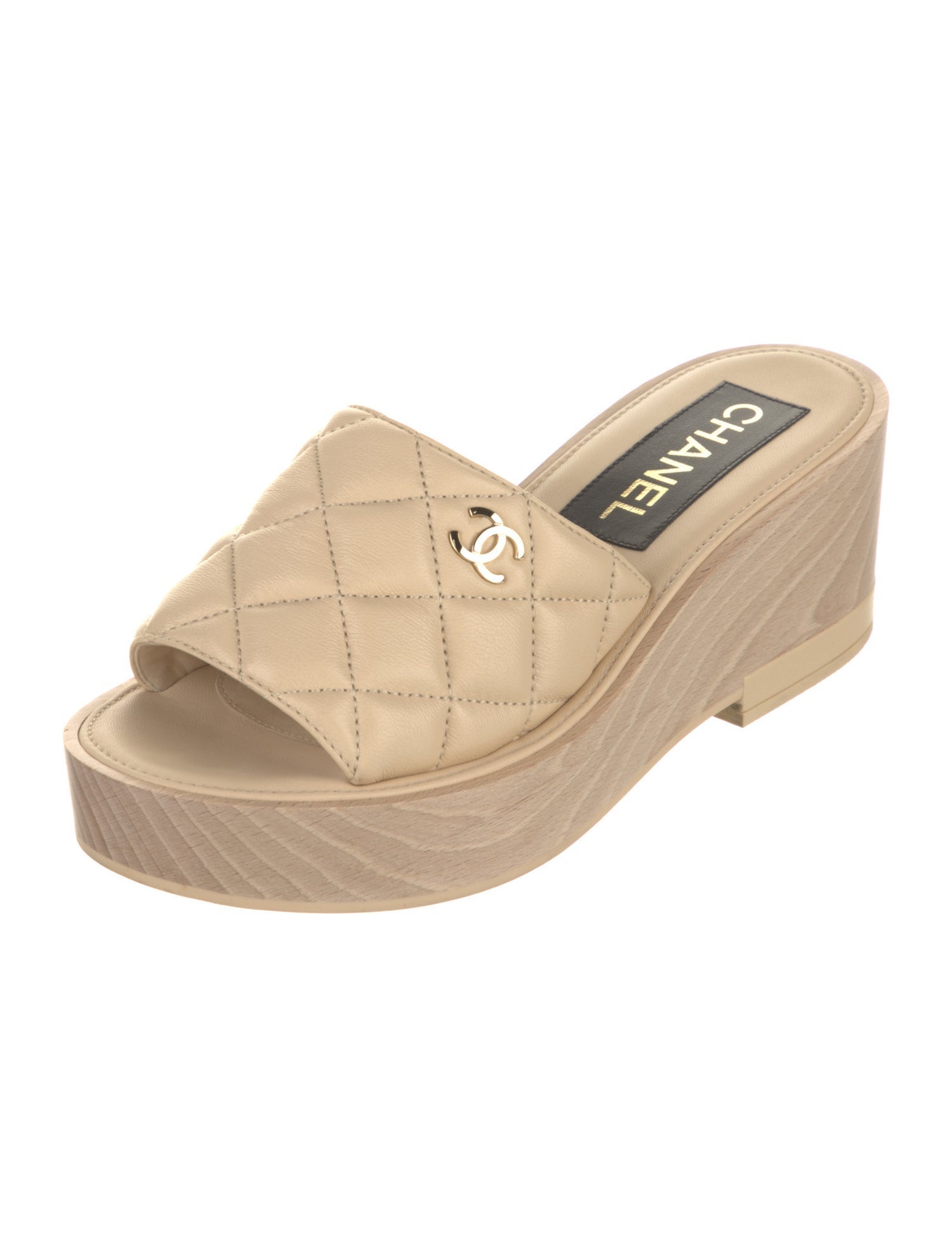 Chanel 2022 Interlocking CC Logo Espadrilles