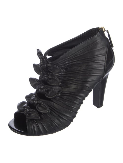 Chanel 2018 Interlocking CC Logo Lace-Up Boots