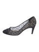 Chanel Interlocking CC Logo Mesh Pumps