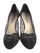 Chanel Interlocking CC Logo Mesh Pumps