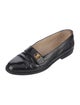 Chanel Interlocking CC Logo Patent Leather Loafers