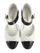Chanel 2021 Interlocking CC Logo Mary Jane Flats