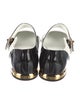 Chanel 2021 Interlocking CC Logo Mary Jane Flats