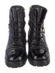 Chanel 2022 Interlocking CC Logo Combat Boots