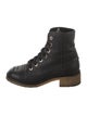 Chanel 2020 Interlocking CC Logo Combat Boots