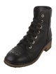 Chanel 2020 Interlocking CC Logo Combat Boots
