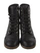 Chanel 2020 Interlocking CC Logo Combat Boots