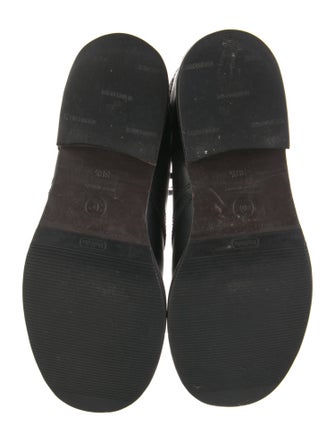 Chanel 2011 Interlocking CC Logo Combat Boots