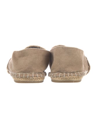 Chanel Interlocking CC Logo Canvas Espadrilles