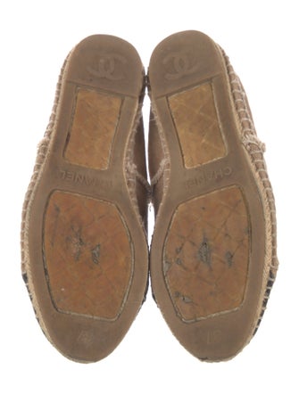 Chanel Interlocking CC Logo Canvas Espadrilles
