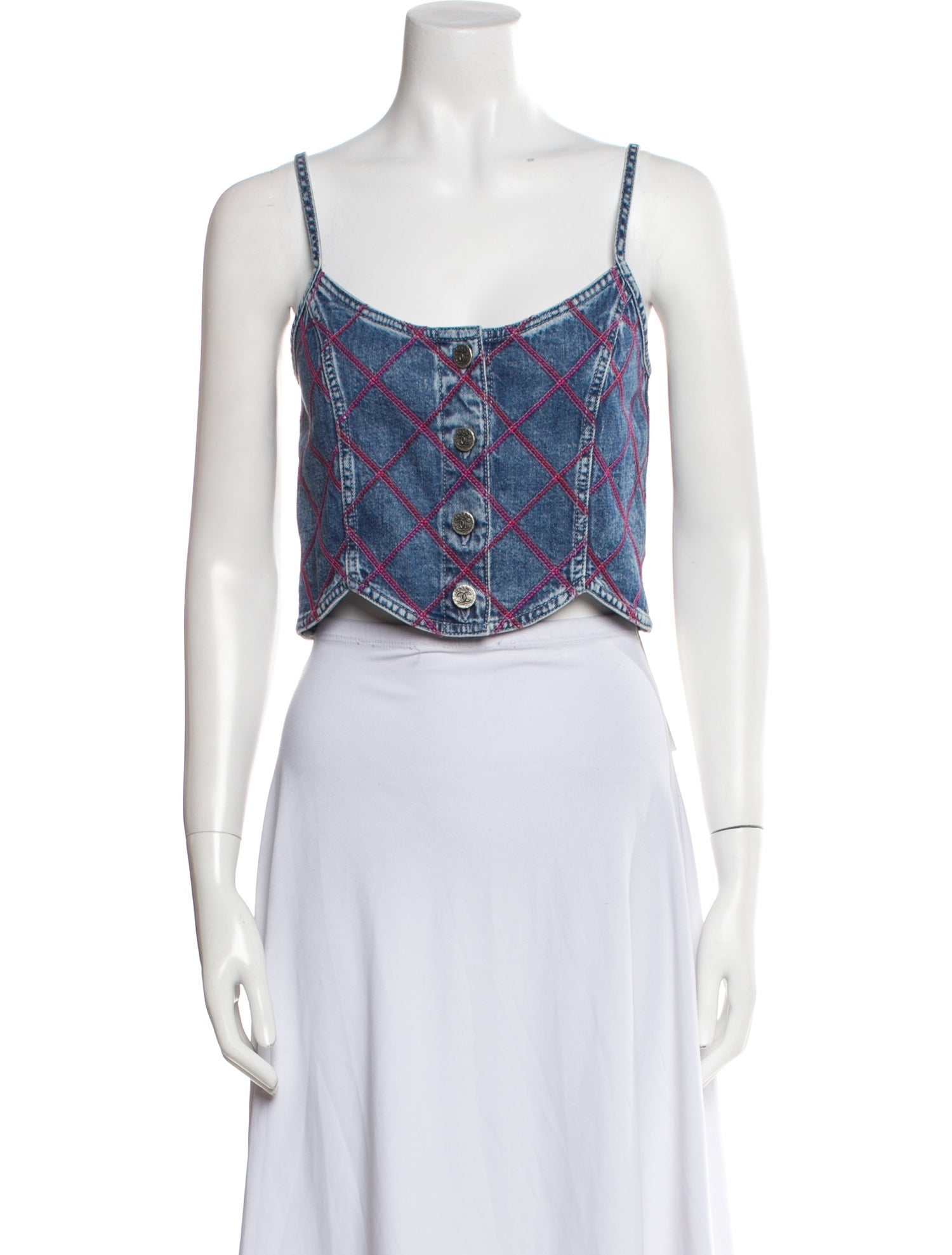 Chanel 2022 Coco Beach Crop Top