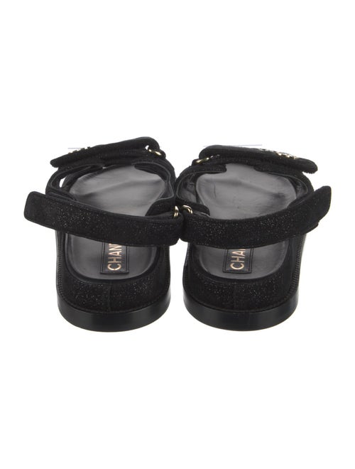 Chanel 2023 Interlocking CC Logo Slingback Sandals