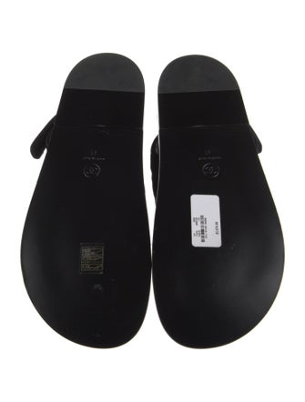 Chanel 2023 Interlocking CC Logo Slingback Sandals