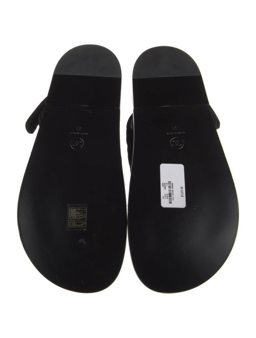 Chanel 2023 Interlocking CC Logo Slingback Sandals