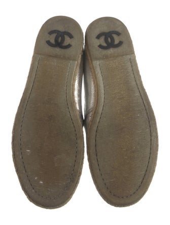 Chanel 2016 Interlocking CC Logo Espadrilles
