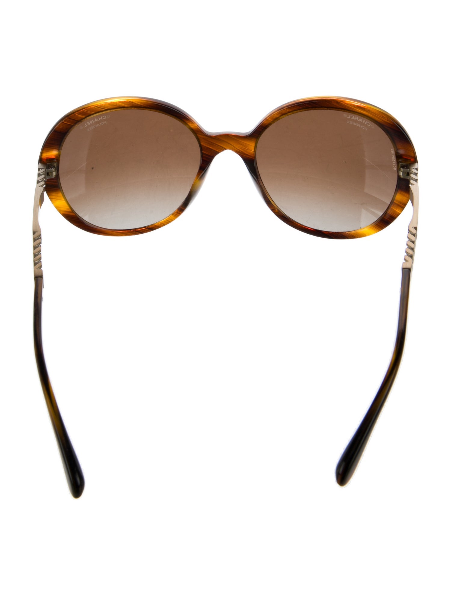 Chanel Chain-Link Accent Oversize Sunglasses