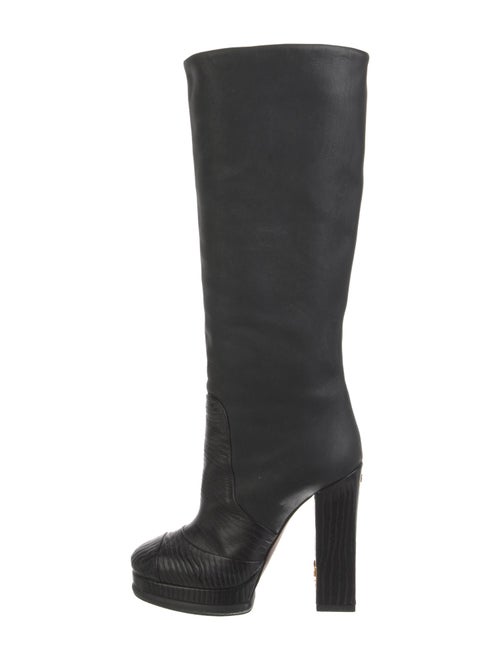 Chanel Interlocking CC Logo Boots