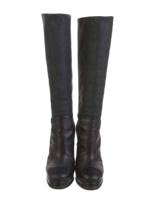 Chanel Interlocking CC Logo Boots