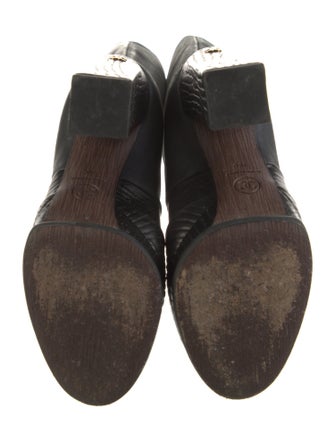 Chanel Interlocking CC Logo Boots