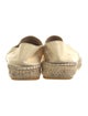 Chanel Interlocking CC Logo Leather Espadrilles