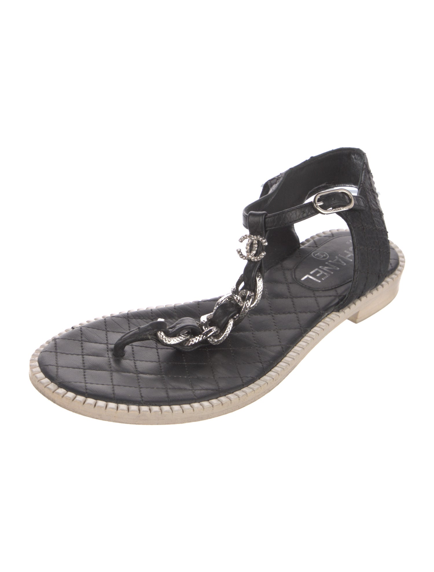 Chanel 2015 Interlocking CC Logo Espadrilles